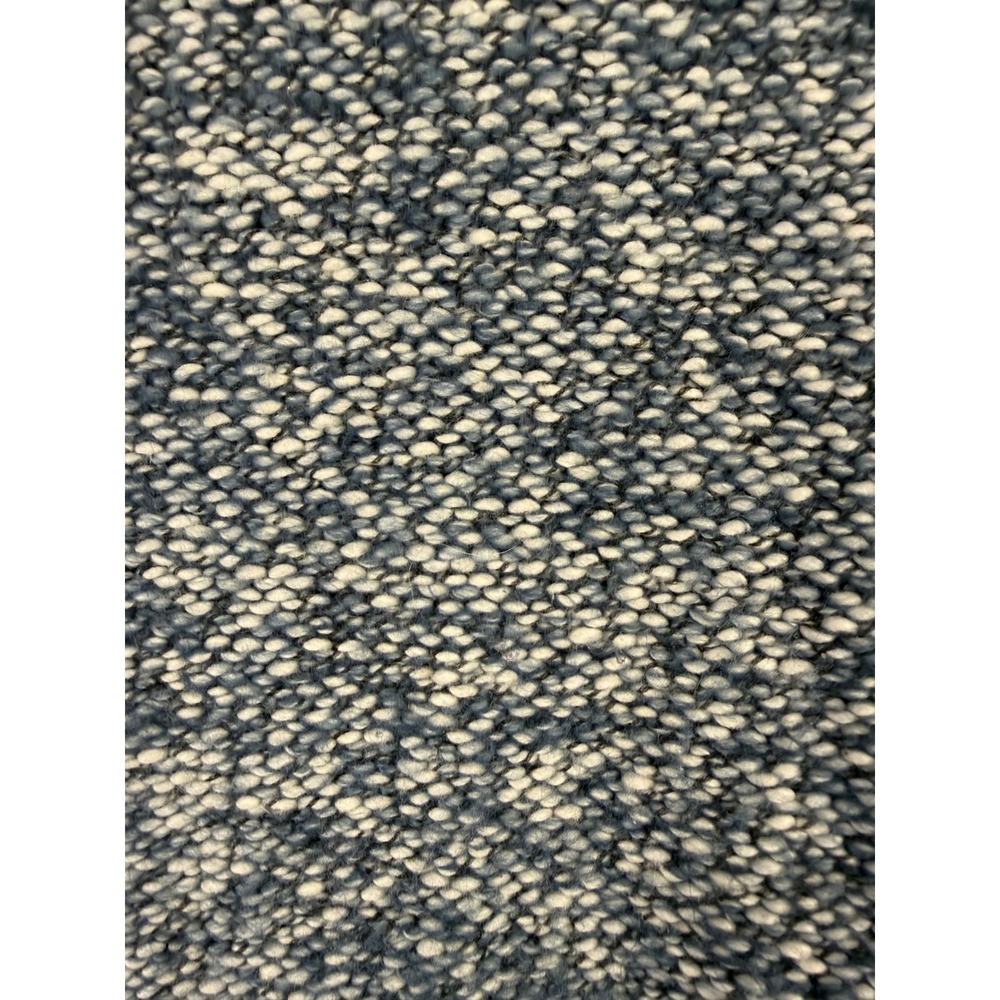 Pure Jill XL Blue White Marled Knit Oversized Crewneck Sweater Cotton Blend - Picture 3 of 8